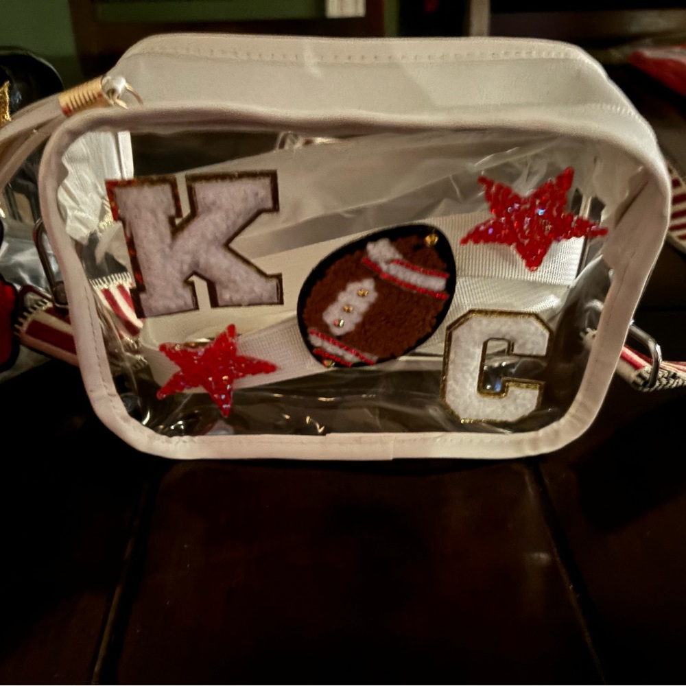 3 different stadium approved clear purses.